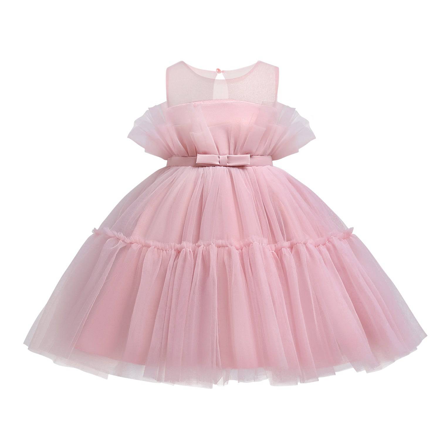 Korean Mesh girl Dress - LITTLE BEDOUIN - baby dress فستان اطفال