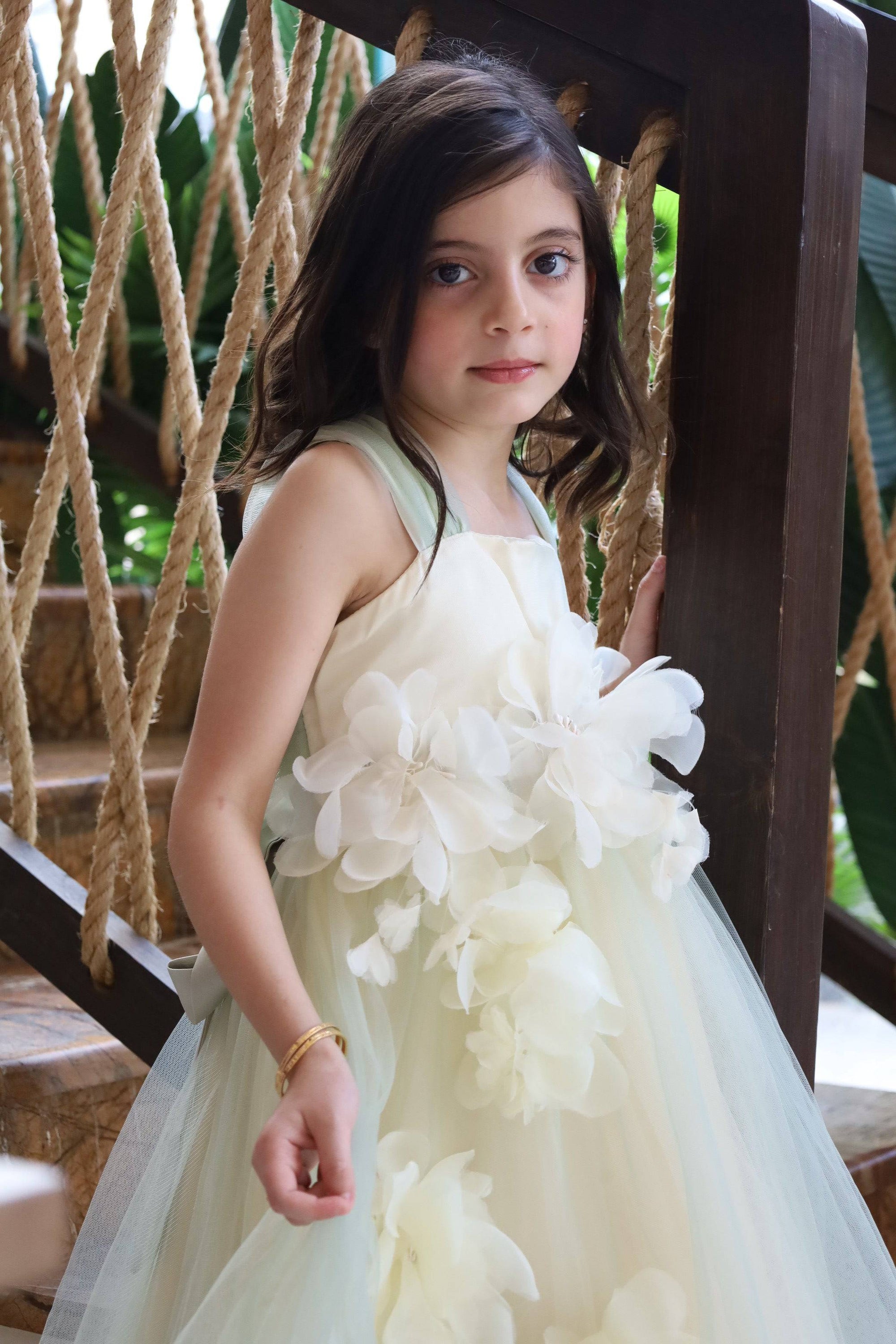 baby girl white dress for birthday wedding فساتين اطفال بنات فخمه white flower girl dresses