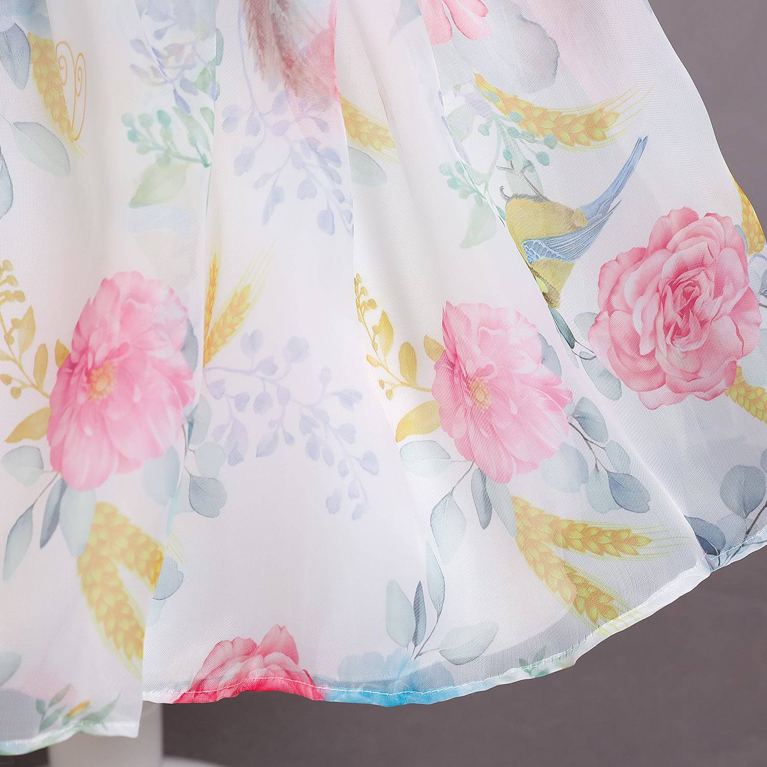 Floral Mesh Dress - LITTLE BEDOUIN