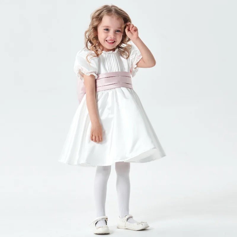 white dress for girls, little girl white dress 