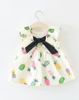Pineapple print baby dress - LITTLE BEDOUIN