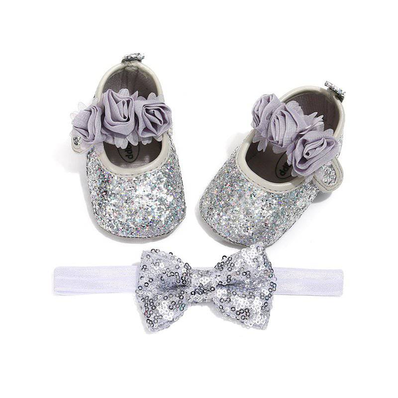 Toddler Glitter shoes - LITTLE BEDOUIN Silver 11cm Shoes