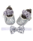Toddler Glitter shoes - LITTLE BEDOUIN Silver 11cm Shoes