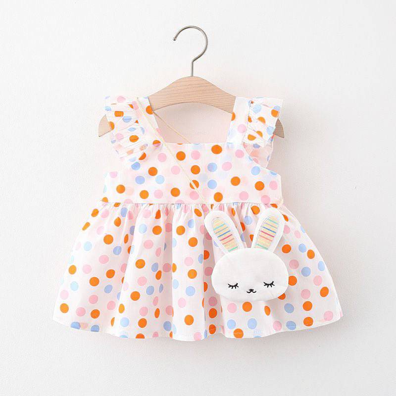 Rabbit baby dress 
baby  summer girl occasion dress for special short sleeve daily baby outwear dress
 صيفي فستان  يومي