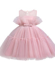 Korean Mesh girl Dress - LITTLE BEDOUIN - baby dress فستان اطفال