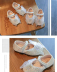 Korean stone Butterfly Baby Shoes - LITTLE BEDOUIN - baby dress فستان اطفال