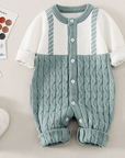 Baby Casual Green Jumpsuit romper