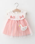 pink outfit for baby newborn 
baby   girl occasion dress for special short sleeve daily baby outwear dress
 صيفي فستان  يومي
