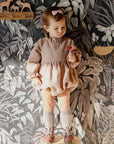 baby dress for little girl , short sleeve 
فستان بنات يومي صيفي