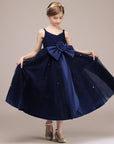 Navy Blue Dress for young Girl 