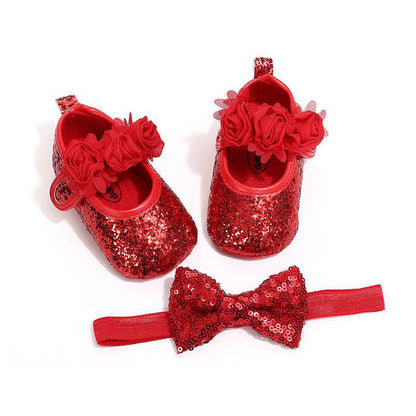 Toddler Glitter shoes - LITTLE BEDOUIN Red 11cm Shoes