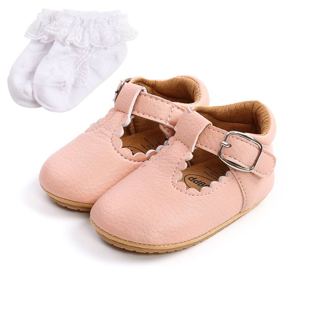 Leather Toddler Shoes - LITTLE BEDOUIN - baby dress فستان اطفال
