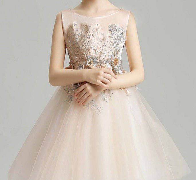 luxury dress for kids  luxury baby toddler girl dress for wedding and party  | فستان اطفال راقي للحفلات 