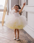 party Dress for kids and children in white color