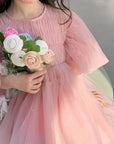 baby girl occasion dress, wedding, birthday and eid short  sleeve
فستان قصير بنات راقي للمناسبات و الحفلات والعيد و يومي