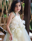 baby girl white dress for birthday wedding فساتين اطفال بنات فخمه white flower girl dresses