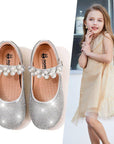 party shoes for girls with pearl and Dimond 