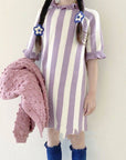 Ruffle  Knitted Dress - LITTLE BEDOUIN