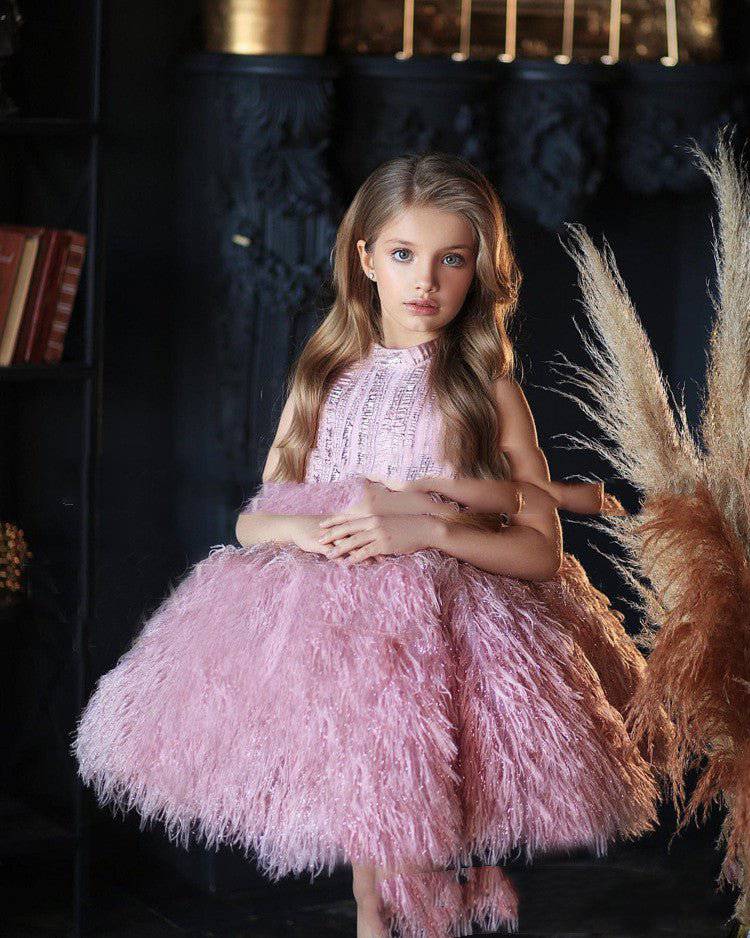 Flower princess Dress Luxury Collection - LITTLE BEDOUIN LITTLE BEDOUIN فساتين اطفال فخمة