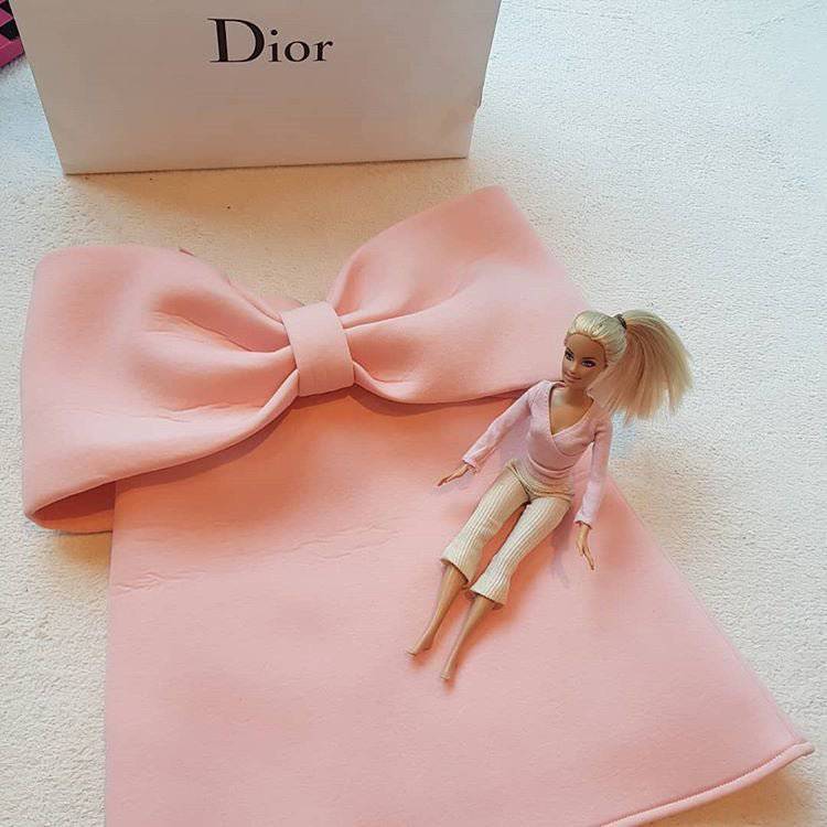 pink little girl dress birthday luxury dress فستان اطفال حفله راقي و فخم
