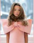 pink little girl dress birthday luxury dress فستان اطفال حفله راقي و فخم