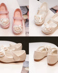 Casual Flat Rhinestone Pearl Shoes - LITTLE BEDOUIN - baby dress فستان اطفال