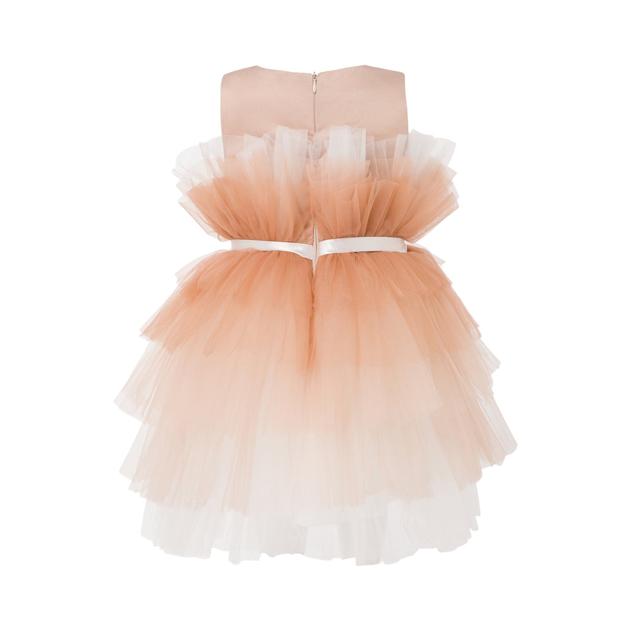 Fluffy party Dress In Brown 130cm 5-6 YEARS Fluffy party Dress In Brown 130cm 5-6 YEARS