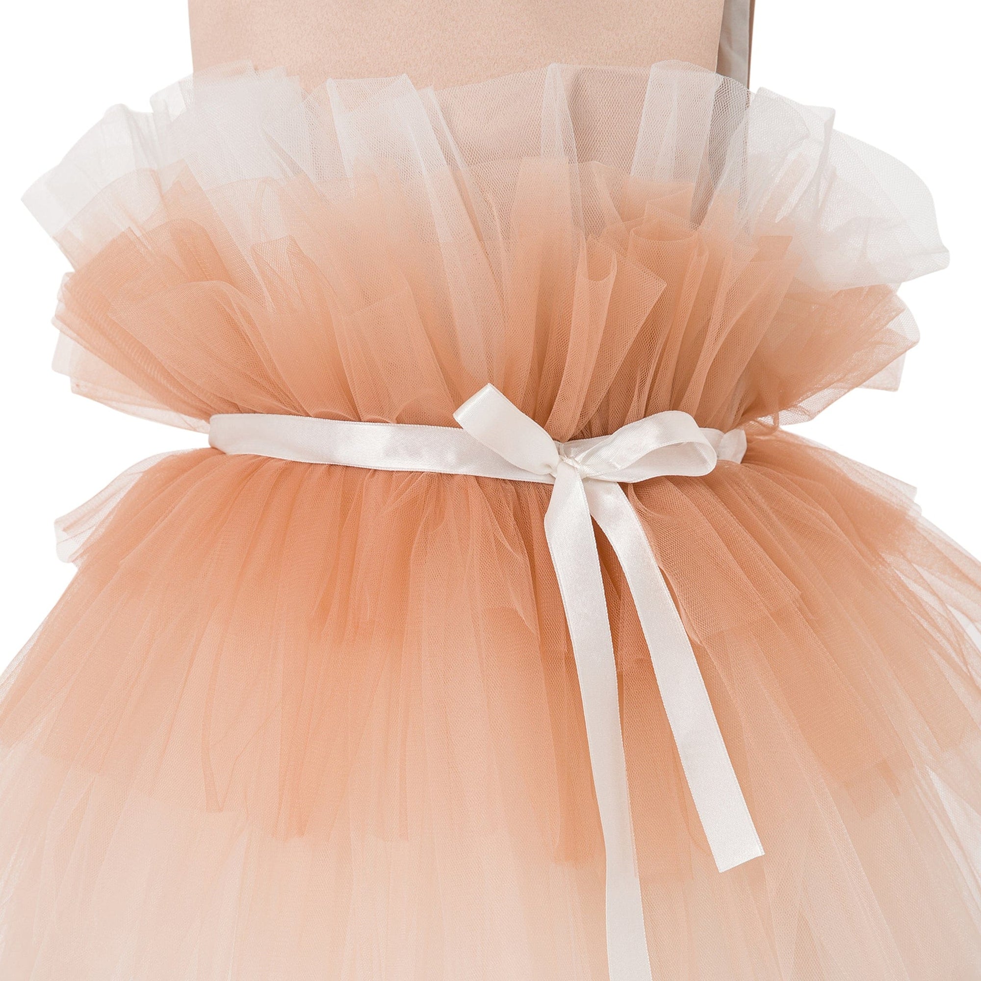 Fluffy party Dress In Brown 130cm 5-6 YEARS Fluffy party Dress In Brown 130cm 5-6 YEARS