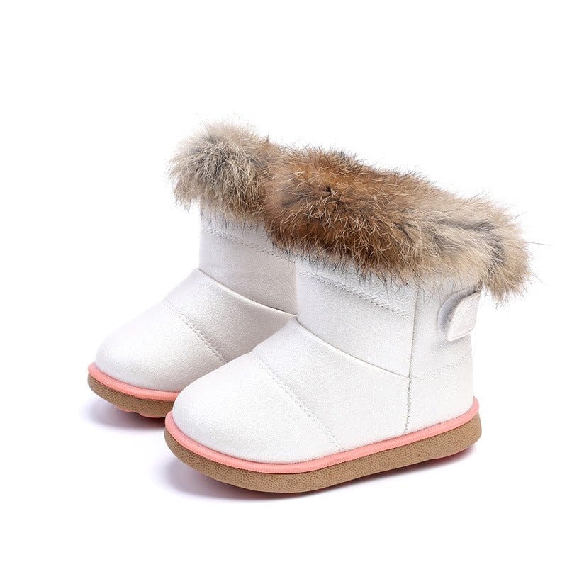 Winter Girls Fur Shoes White / 25 Winter Girls Fur Shoes White / 25